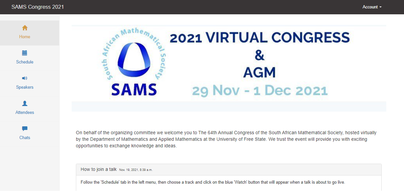 Professional Conference Organiser (PCO), Cebisa Conferences – SAMS Congress 2021